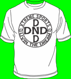 DND Circle design Kids white t shirt - DND XTREME
 - 1